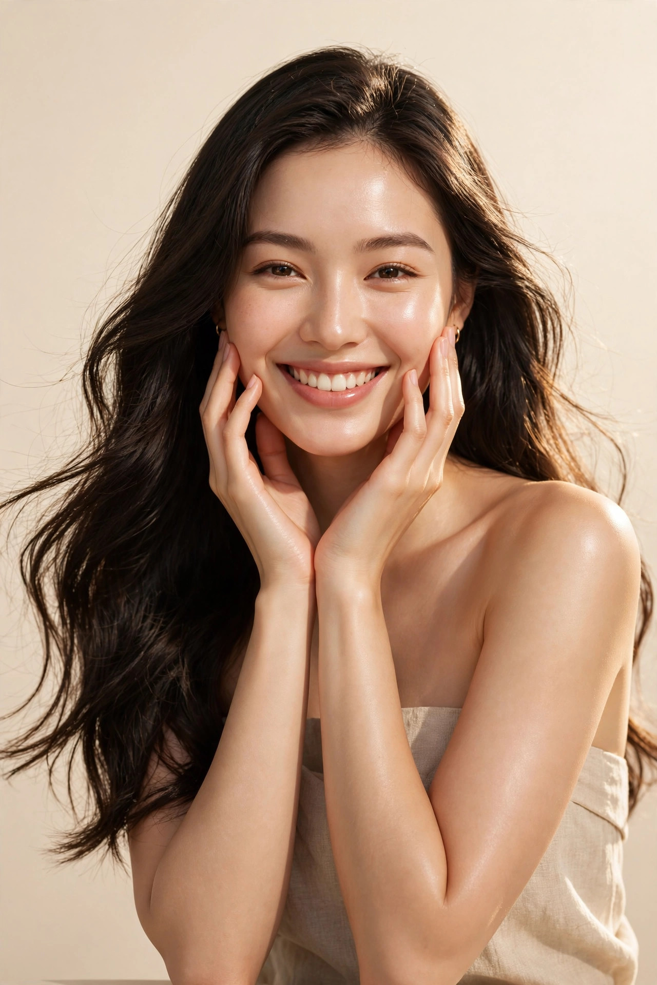 Happy patient with glowing skin after Divvy Skin Clinic treatment